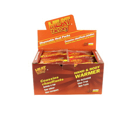 rotating box of Heat Factory mini handwarmers