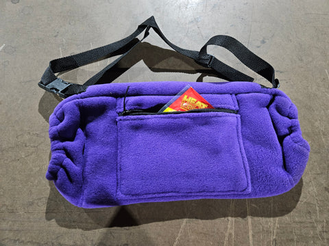 Ultimate Fleece Heated Hand Muff with pockets for disposable handwarmers