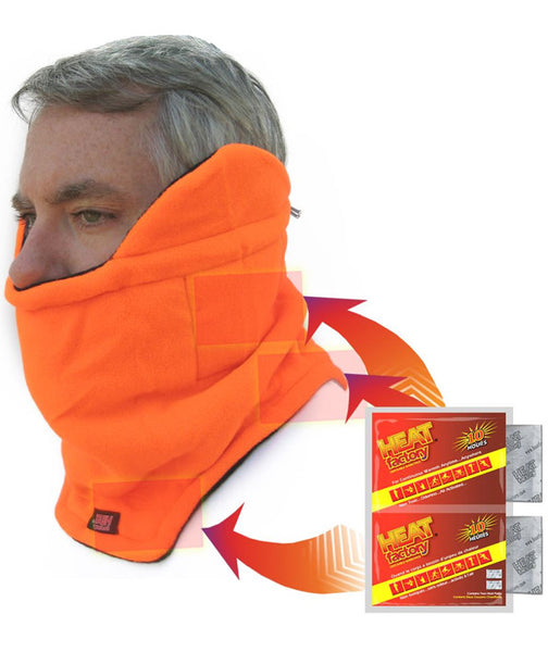 Blaze Orange Heated Neck Gator