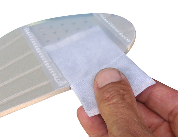 Heat Factory Footwarmer inserted into Footbed