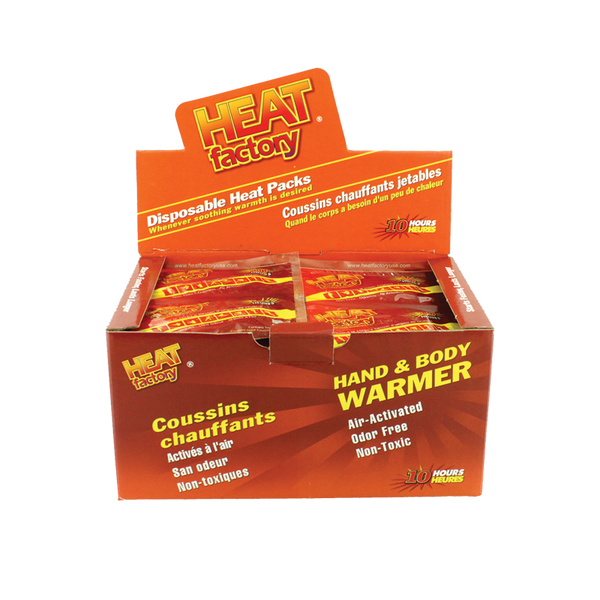 Box of 40 pair of Heat Factory hand warmers