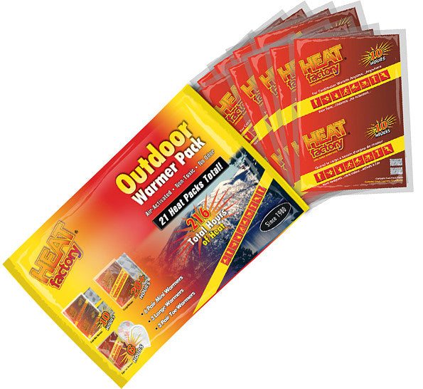 Outdoor Assortment of warmers